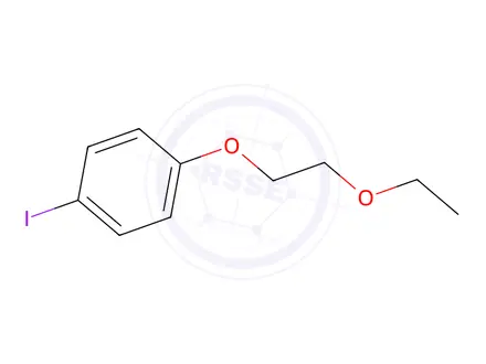 Chemical structure of 1-(2-Ethoxyethoxy)-4-iodobenzene