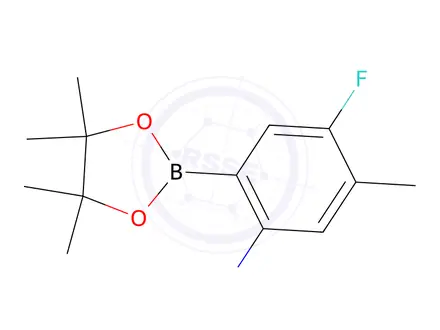 Chemical structure of 4-Fluoro-5-methyl-2-(4,4,5,5-tetramethyl-1,3,2-dioxaborolan-2-yl)aniline