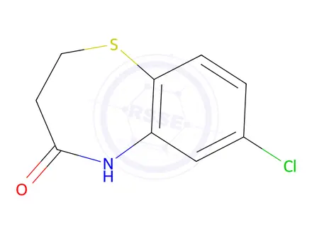 Chemical structure of 7-Chloro-2,3-dihydrobenzo[b][1,4]thiazepin-4(5h)-one