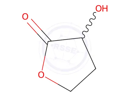 Chemical structure of 2-Hydroxy-4-butanolide