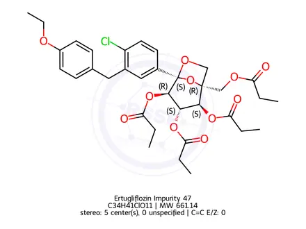 Chemical structure of Ertugliflozin Impurity 119