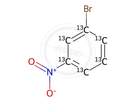 Chemical structure of Paracetamol Impurity 74-13C6