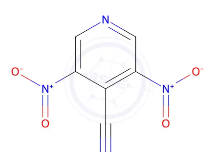 Chemical structure of 3,5-Dinitropyridine-4-carbonitrile