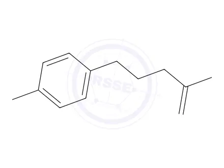 Chemical structure of 1-Methyl-4-(4-methyl-4-pentenyl)benzene