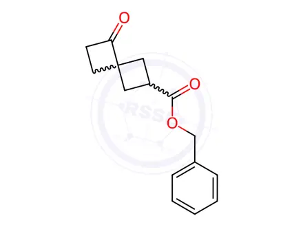 Chemical structure of benzyl (2r,4s)-5-oxospiro[3.3]heptane-2-carboxylate