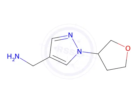 Chemical structure of [1-(Oxolan-3-yl)-1h-pyrazol-4-yl]methanamine