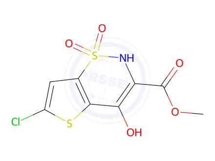 Chemical structure of Lornoxicam Impurity C