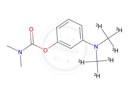 Chemical structure of Neostigmine Bromide EP Impurity C-d6 (Nor Neostigmine-d6)