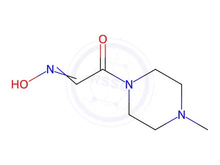 Chemical structure of Piperazine, 1-[(hydroxyimino)acetyl]-4-methyl-(9CI)