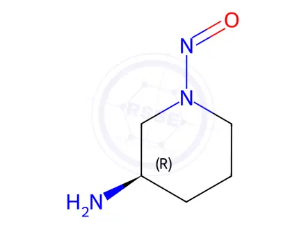 Chemical structure of N-Nitroso Linagliptin Impurity