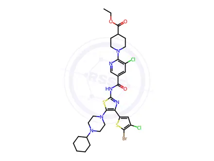Chemical structure of Avatrombopag Impurity 186
