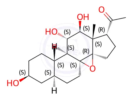 Chemical structure of Tenacigenin B