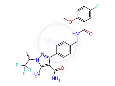 Chemical structure of Pirtobrutinib Impurity 1