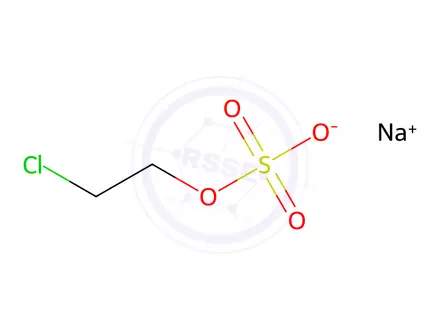 Chemical structure of Ethanol, 2-chloro-, hydrogen sulfate, sodium salt