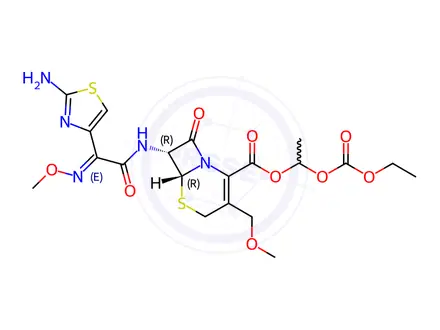 Chemical structure of Cefpodoxime Proxetil Impurity 12 (Cefpodoxime Proxetil EP Impurity L)
