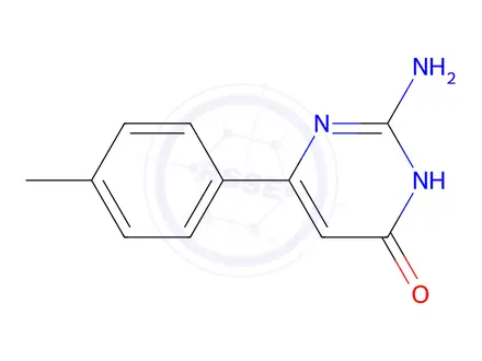 Chemical structure of 2-Amino-6-(4-methylphenyl)pyrimidin-4(3H)-one