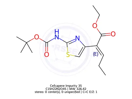 Chemical structure of Cefcapene Impurity 35