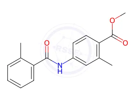Chemical structure of Methyl 2-methyl-4-(2-methylbenzamido)benzoate