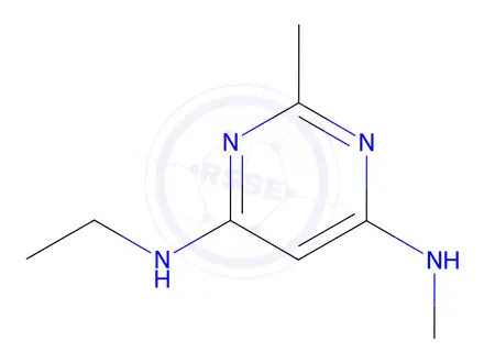 Chemical structure of n4-ethyl-n6,2-dimethylpyrimidine-4,6-diamine