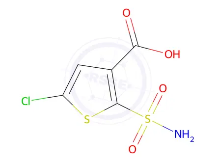 Chemical structure of 5-Chloro-2-sulfamoylthiophene-3-carboxylic Acid