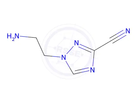 Chemical structure of 1-(2-Aminoethyl)-1h-1,2,4-triazole-3-carbonitrile