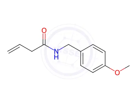 Chemical structure of N-[(4-Methoxyphenyl)methyl]but-3-enamide