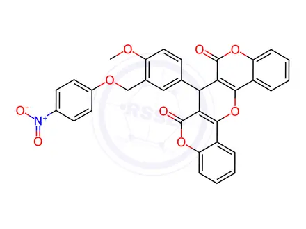 Chemical structure of Acenocoumarol Impurity 14