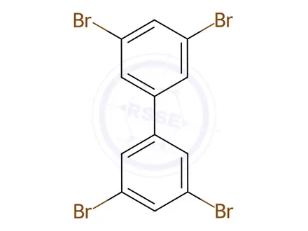 Chemical structure of 3,3',5,5'-Tetrabromobiphenyl