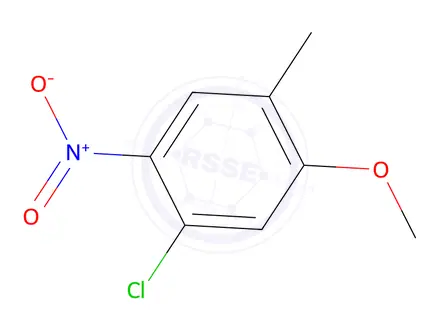 Chemical structure of 1-chloro-5-methoxy-4-methyl-2-nitrobenzene