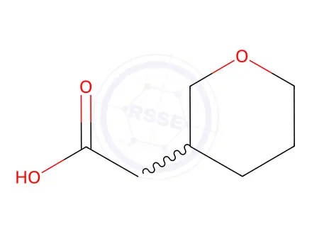 Chemical structure of Tetrahydro-2H-pyran-3-ylacetic acid