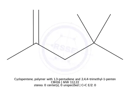 Chemical structure of Diisobutylene