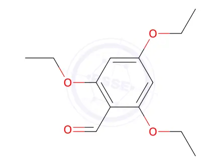 Chemical structure of Phloroglucinol Aldehyde Triethyl Ether; 100 MG