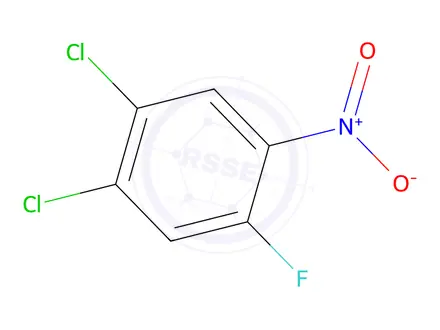Chemical structure of 1,2-Dichloro-4-fluoro-5-nitrobenzene