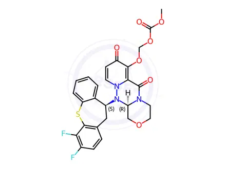 Chemical structure of Suraxavir Marboxil Impurity 95
