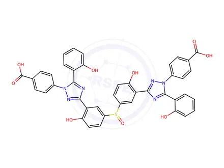 Chemical structure of Deferasirox Impurity F