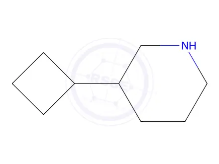 Chemical structure of 3-cyclobutylpiperidine