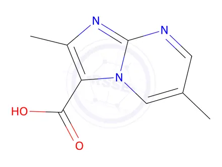 Chemical structure of 2,6-diMethyliMidazo[1,2-a]pyriMidine-3-carboxylic acid