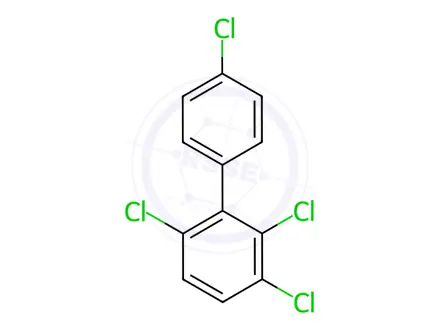 Chemical structure of 2,3,4',6-Tetrachlorobiphenyl