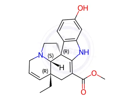 Chemical structure of 11-Hydroxytabersonine