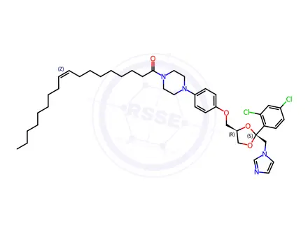 Chemical structure of Ketoconazole Impurity 38