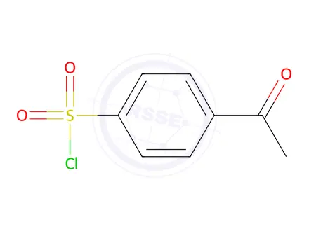 Chemical structure of 4-Acetylbenzenesulfonyl Chloride