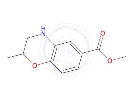 Chemical structure of Methyl 2-methyl-3,4-dihydro-2H-benzo[b][1,4]oxazine-6-carboxylate