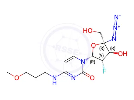 Chemical structure of Azvudine Impurity 28