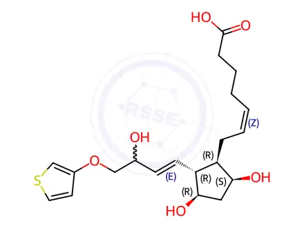 Chemical structure of Tiaprost [INN:BAN]