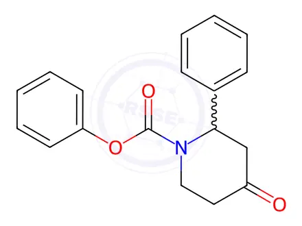 Chemical structure of PHENYL 2-PHENYL-4-OXOPIPERIDINE-1-CARBOXYLATE
