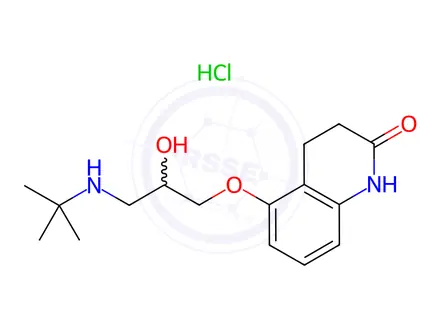 Chemical structure of Carteolol HCl