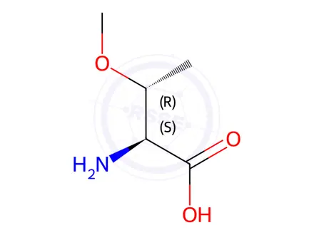 Chemical structure of O-Methyl-L-threonine