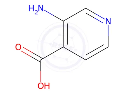 Chemical structure of 3-Amino Isonicotinic Acid