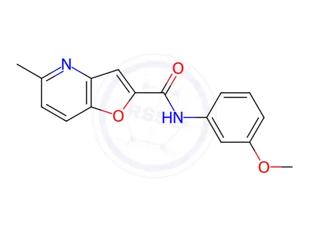 Chemical structure of N-(3-Methoxyphenyl)-5-methylfuro[3,2-b]pyridine-2-carboxamide