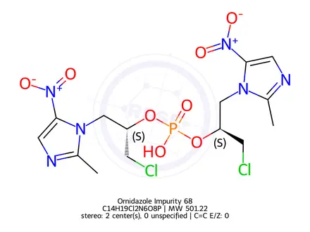 Chemical structure of Ornidazole Impurity 170